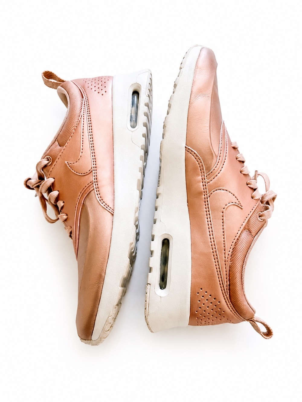 Rose Gold Nike Air Sneakers 7.5